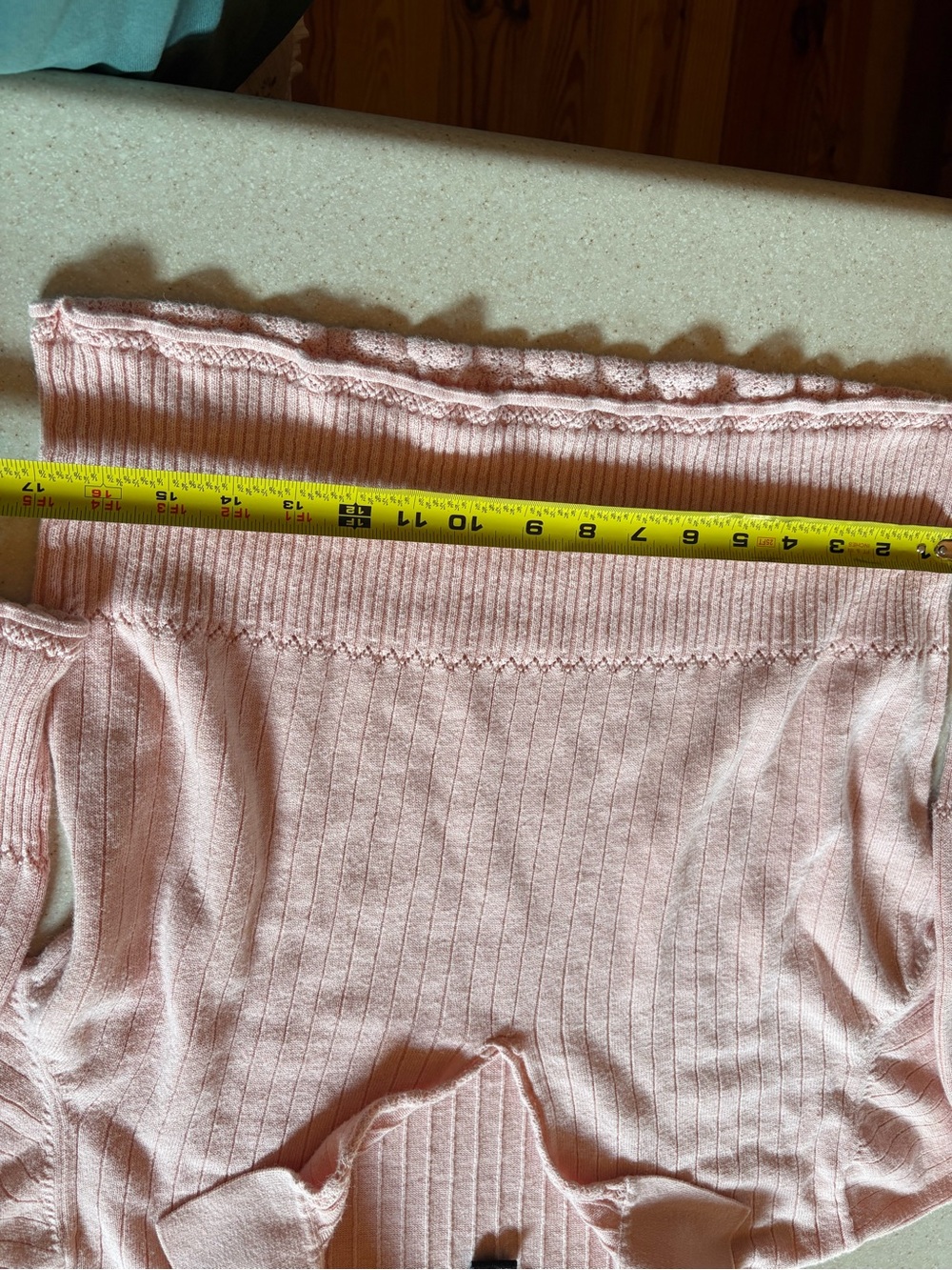 90s Pink Ruffle Sweater - Picture 5 of 5
